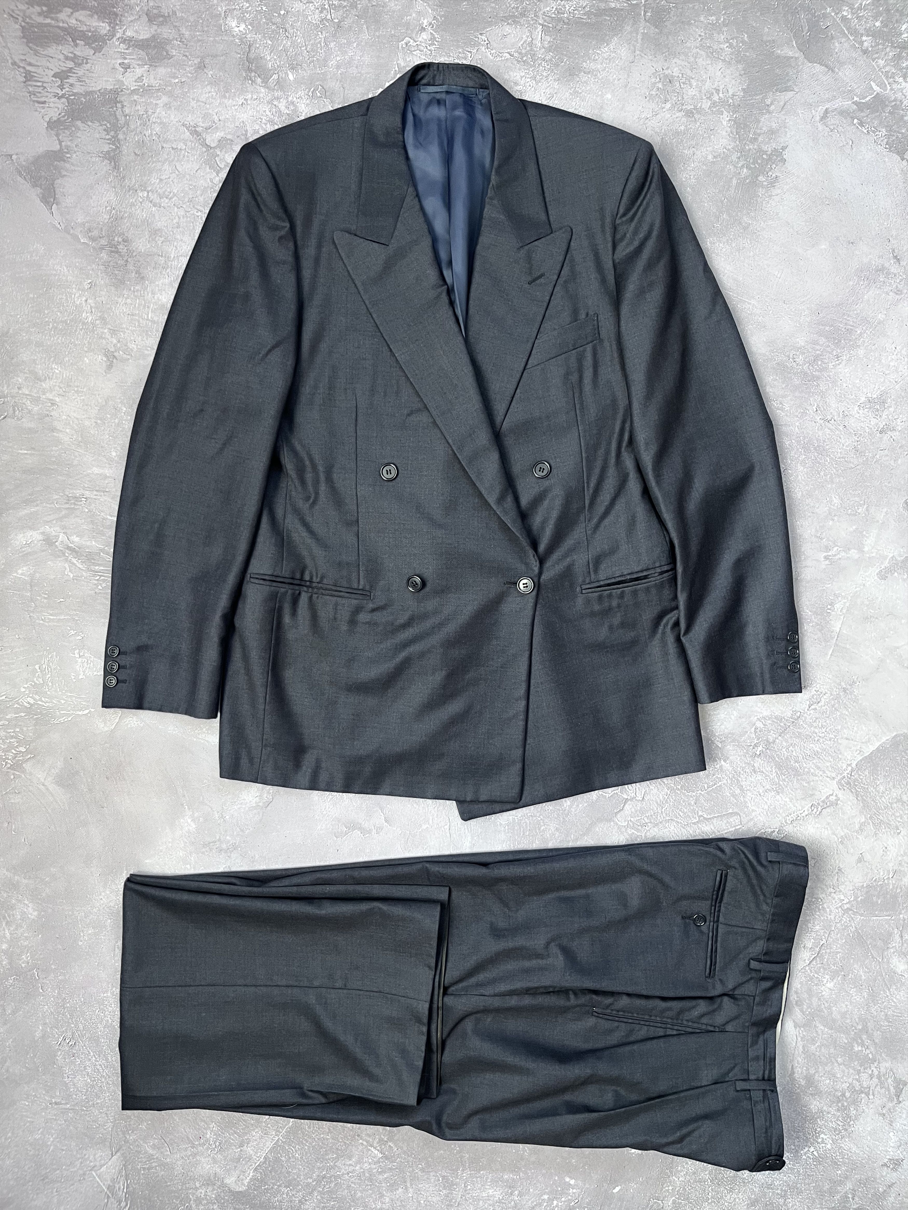 Pal Zileri Pal Zileri Ing Loro Piana Virgin Wool Suit Double Breast Size 50R - 1 Thumbnail