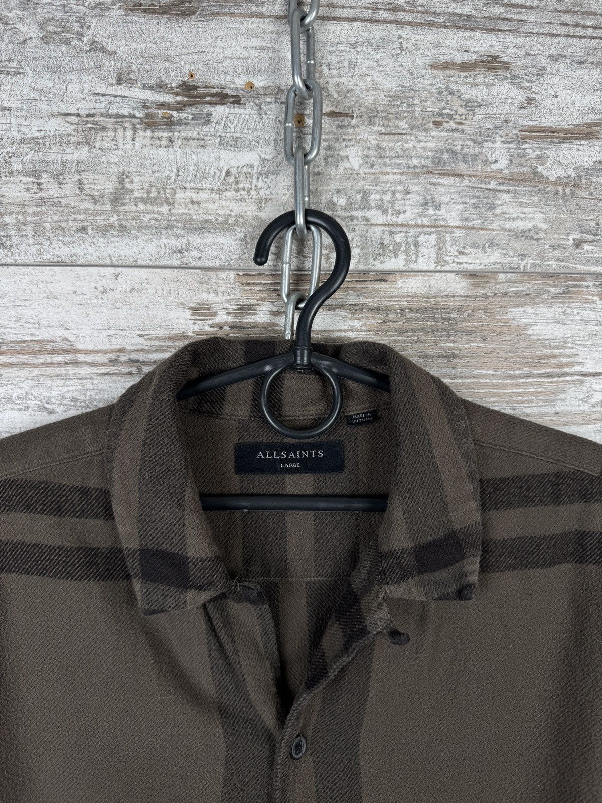 Allsaints Mens Vintage AllSaints Anchorage ls shirts button up flannel Size US L / EU 52-54 / 3 - 3 Thumbnail