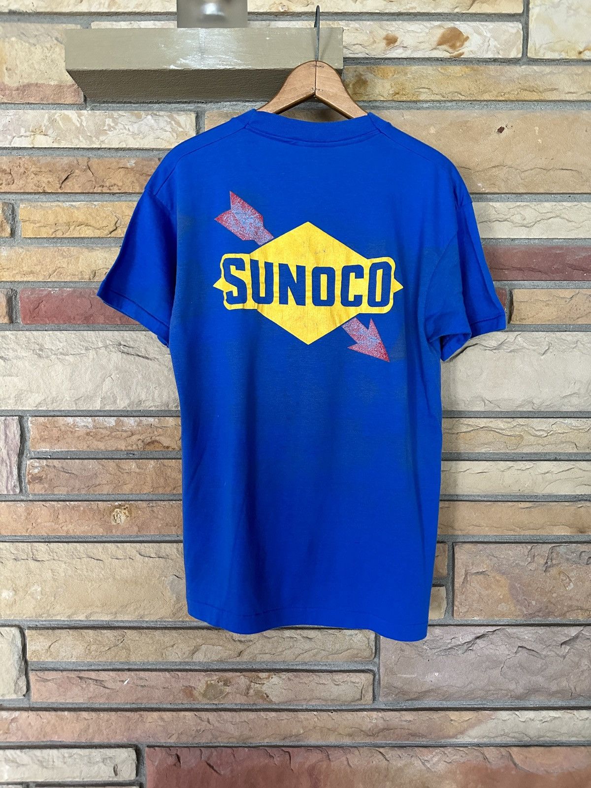 Vintage Vintage 80s Sunoco Ultra 94 Octane Double Sided Graphic Tee Size US L / EU 52-54 / 3 - 2 Thumbnail