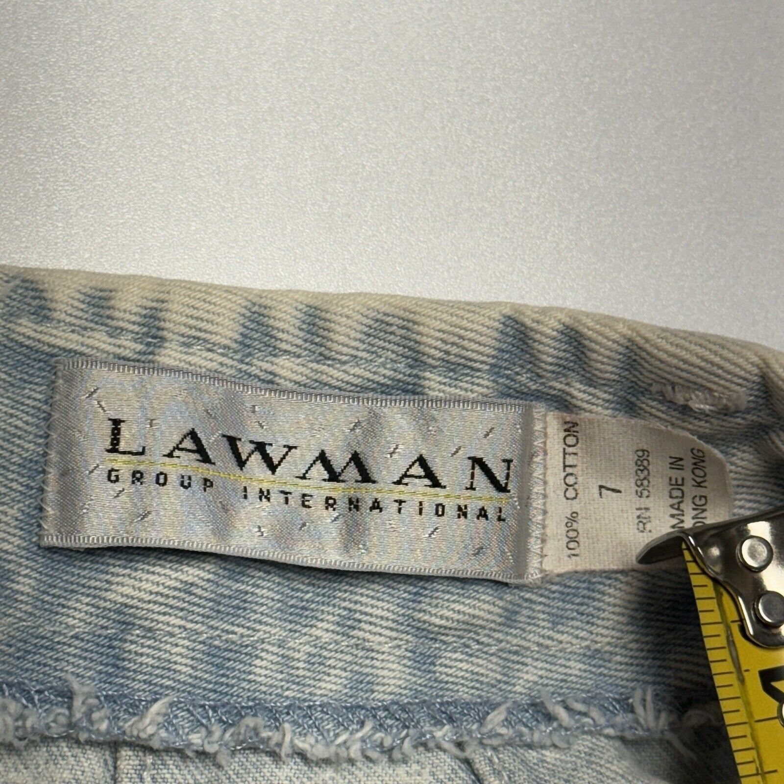 Vintage Vintage Lawman Western Jeans Womens 7 Light Stone Wash Denim Size 24" / US 00 / IT 34 - 9 Thumbnail