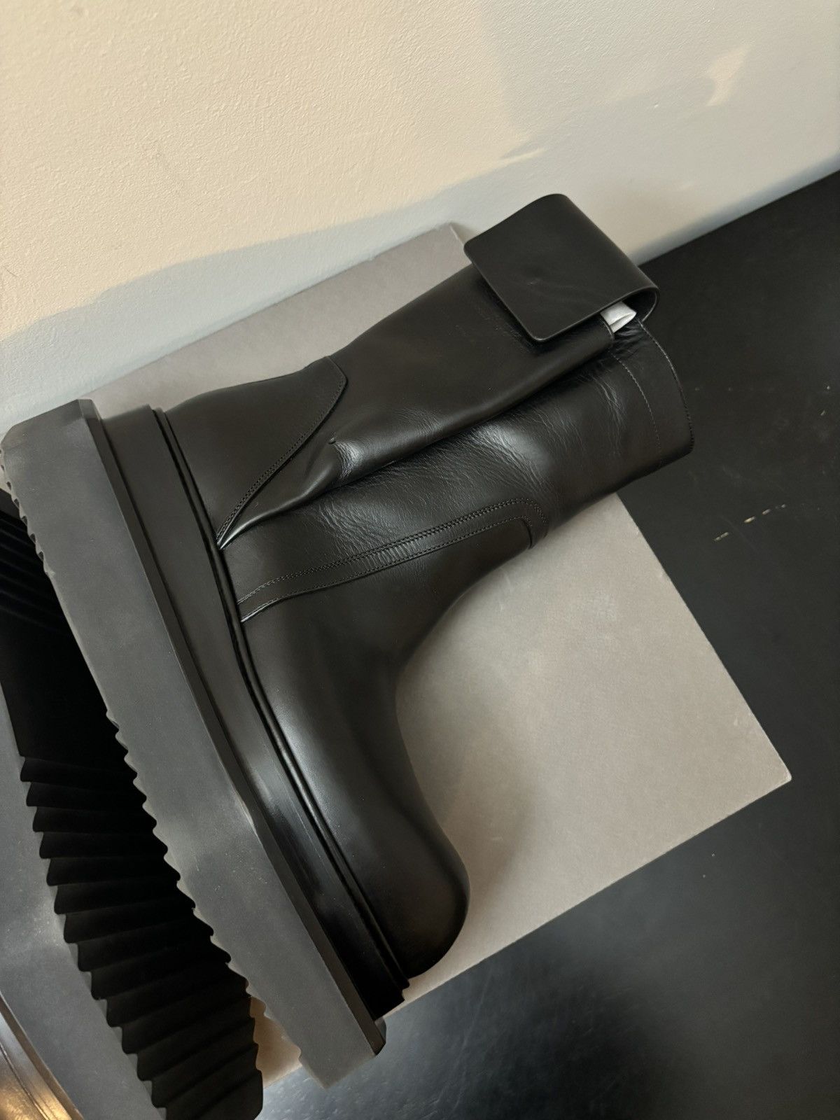 Rick Owens Rick Owens Cyclops Fogpocket Leather Boots Size US 10 / EU 43 - 6 Thumbnail