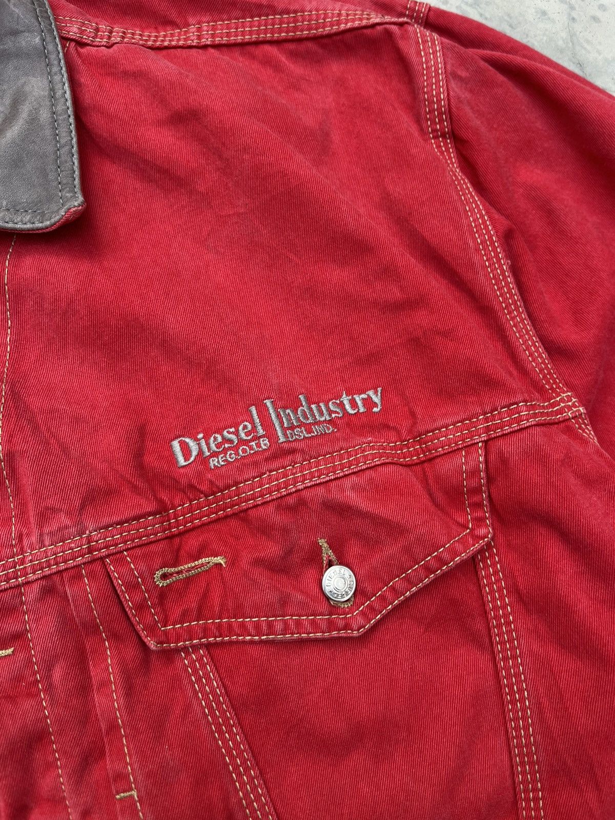 Diesel Super Rare Vintage Crimson Diesel Denver Workwear Denim Size US M / EU 48-50 / 2 - 4 Thumbnail
