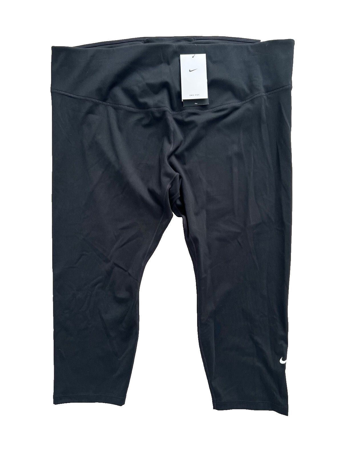 Nike Nike DD0344 Nike One High-Waist Crop Leggings Black ( 3X ) Size 42" / US 20 - 3 Thumbnail
