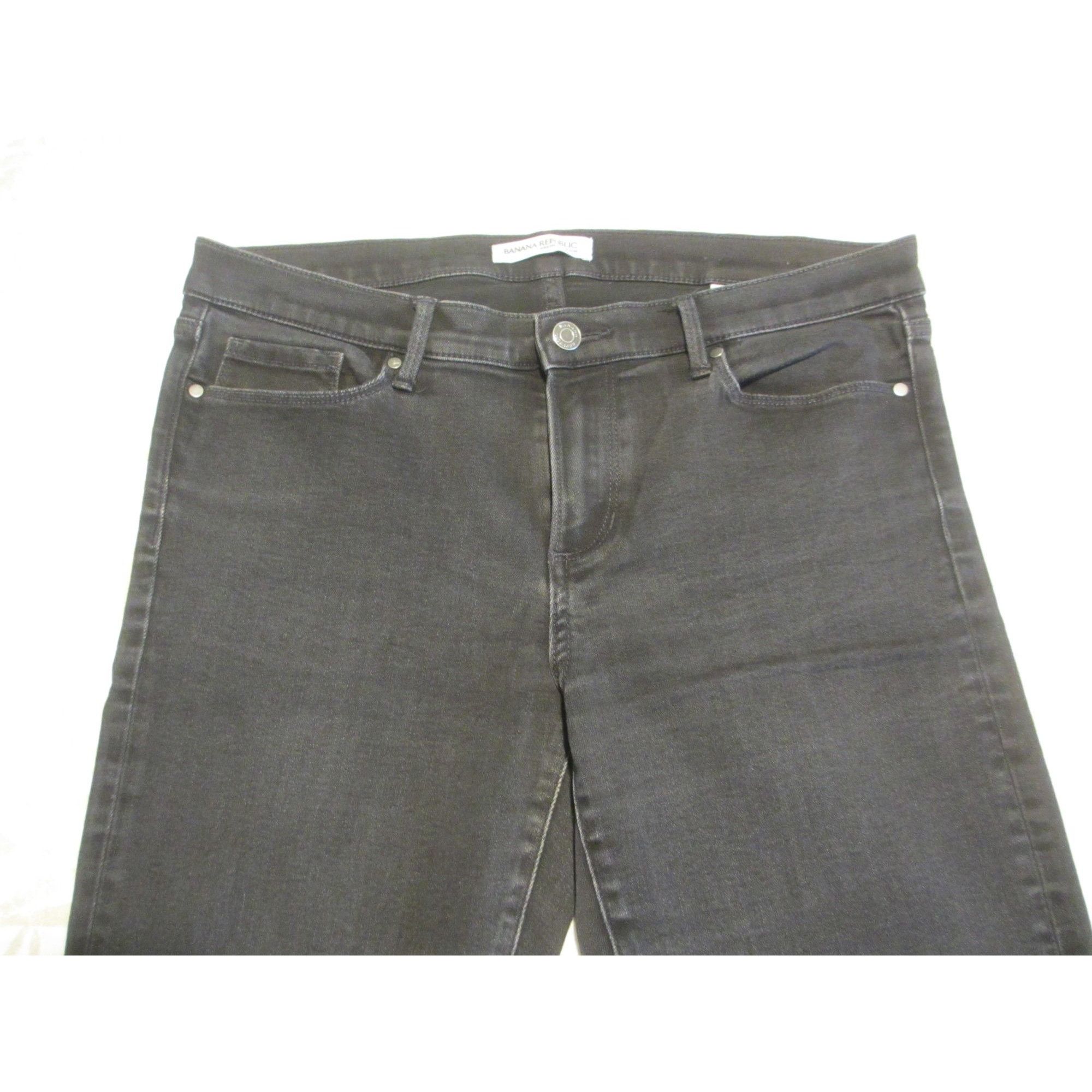 Banana Republic BANANA REPUBLIC PRECISION DENIM 31 SKINNY BLUE JEANS Size 31" - 3 Thumbnail