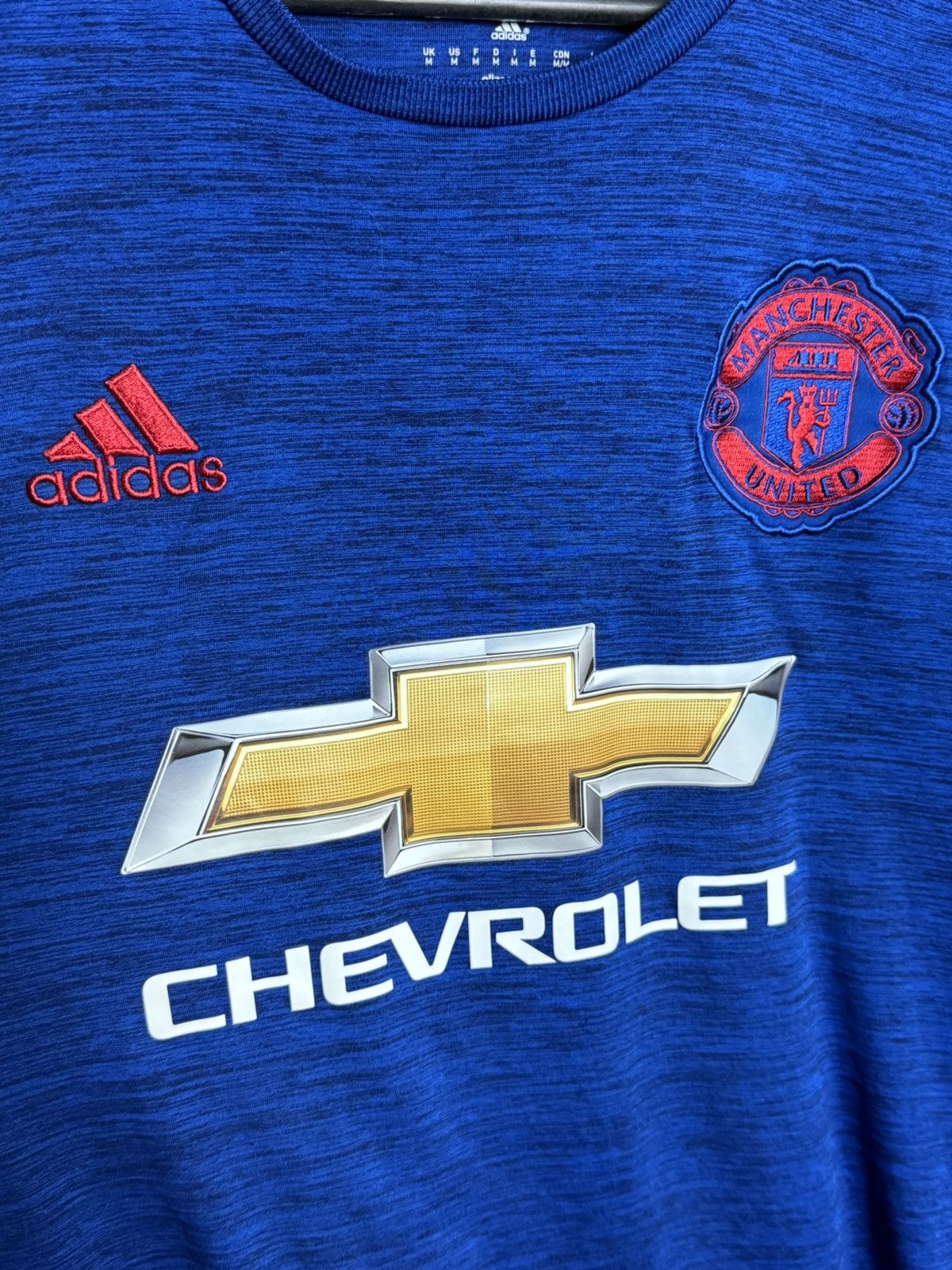 Adidas Manchester United 16/17 Away Pogba Football Jersey T-Shirt Size US M / EU 48-50 / 2 - 4 Thumbnail
