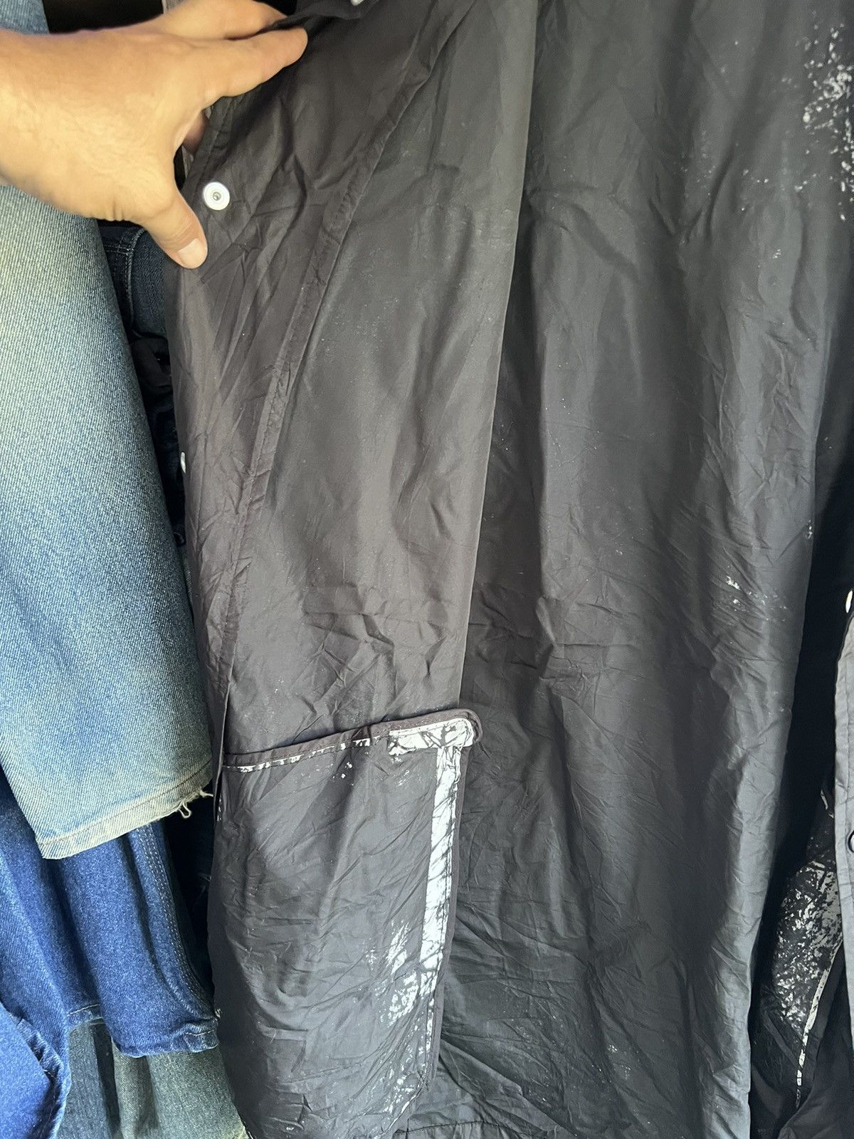 Stussy 🔥Stussy Black Small Logo Long Button Jacket Size US M / EU 48-50 / 2 - 13 Thumbnail