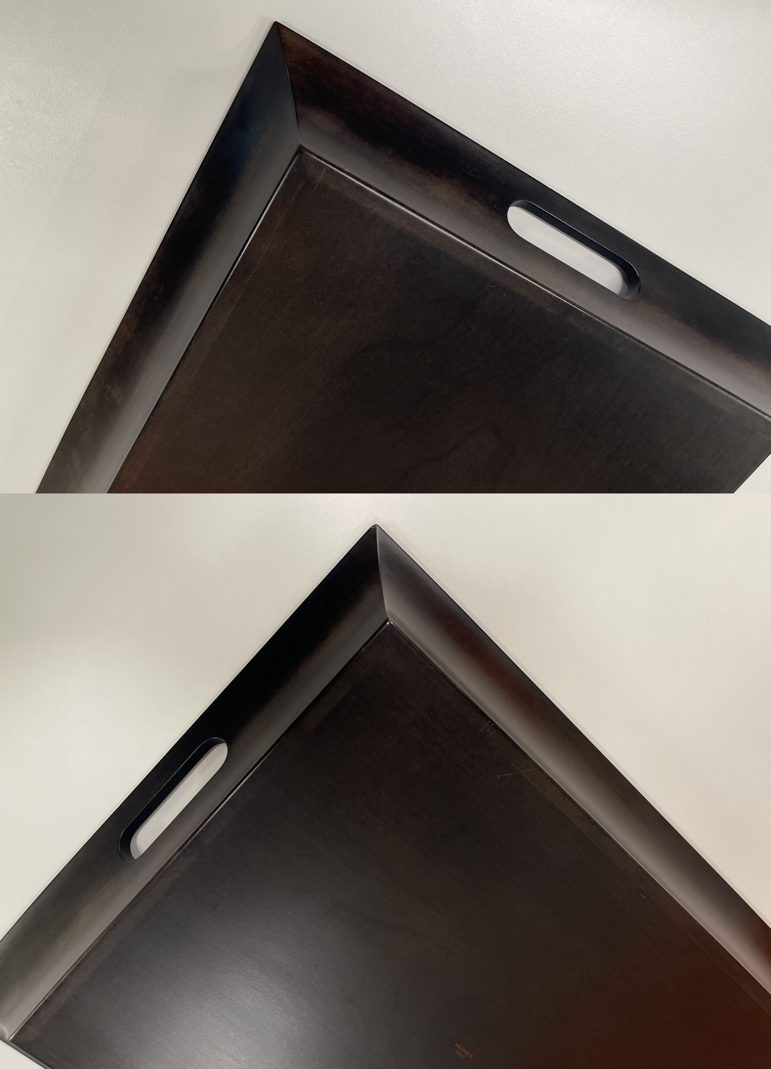 Hermes Hermes Square Rosewood Tray Size ONE SIZE - 6 Thumbnail