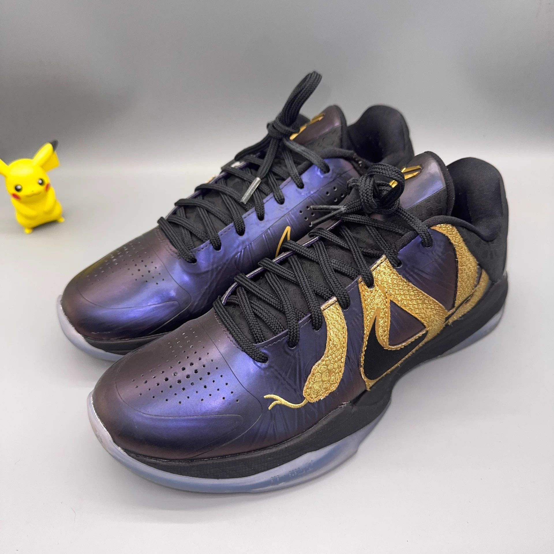 Nike Nike Kobe 5 Snake Year Black Purple Gold Size US 8 / EU 41 - 1 Thumbnail