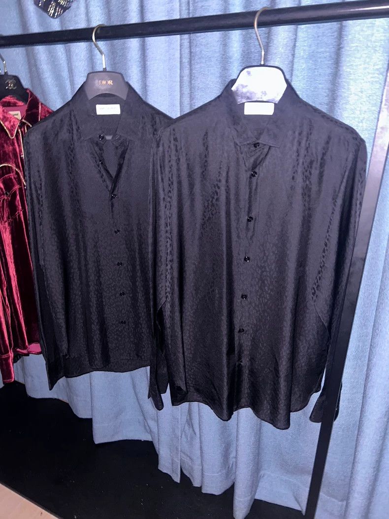 Yves Saint Laurent Saint Laurent Silk Patterned Leopard Shirt-dmc Size US M / EU 48-50 / 2 - 1 Thumbnail