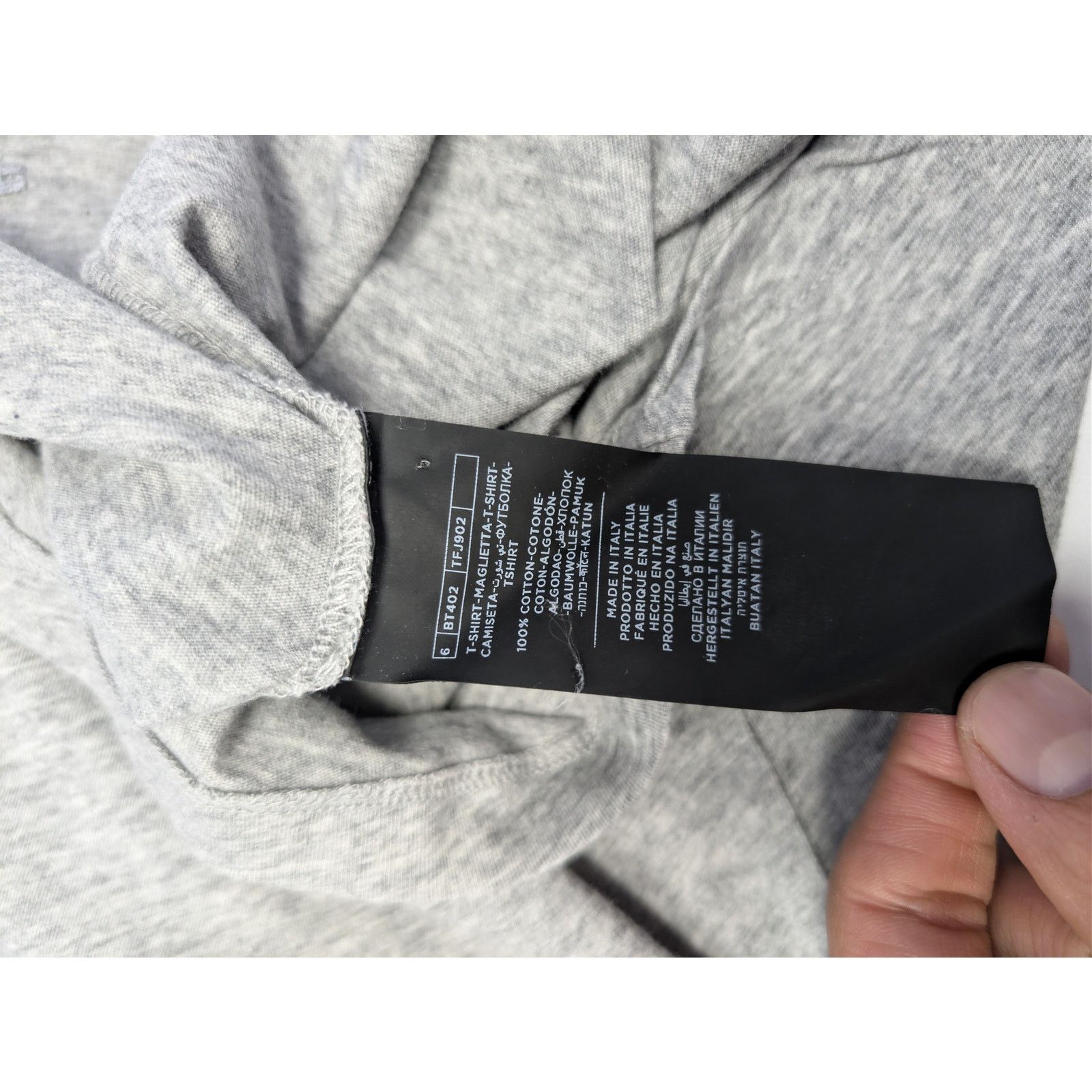 Tom Ford o1rshd1 CC20 Mélange Cotton-Jersey Pocket T-Shirt in Grey Size US M / EU 48-50 / 2 - 15 Thumbnail