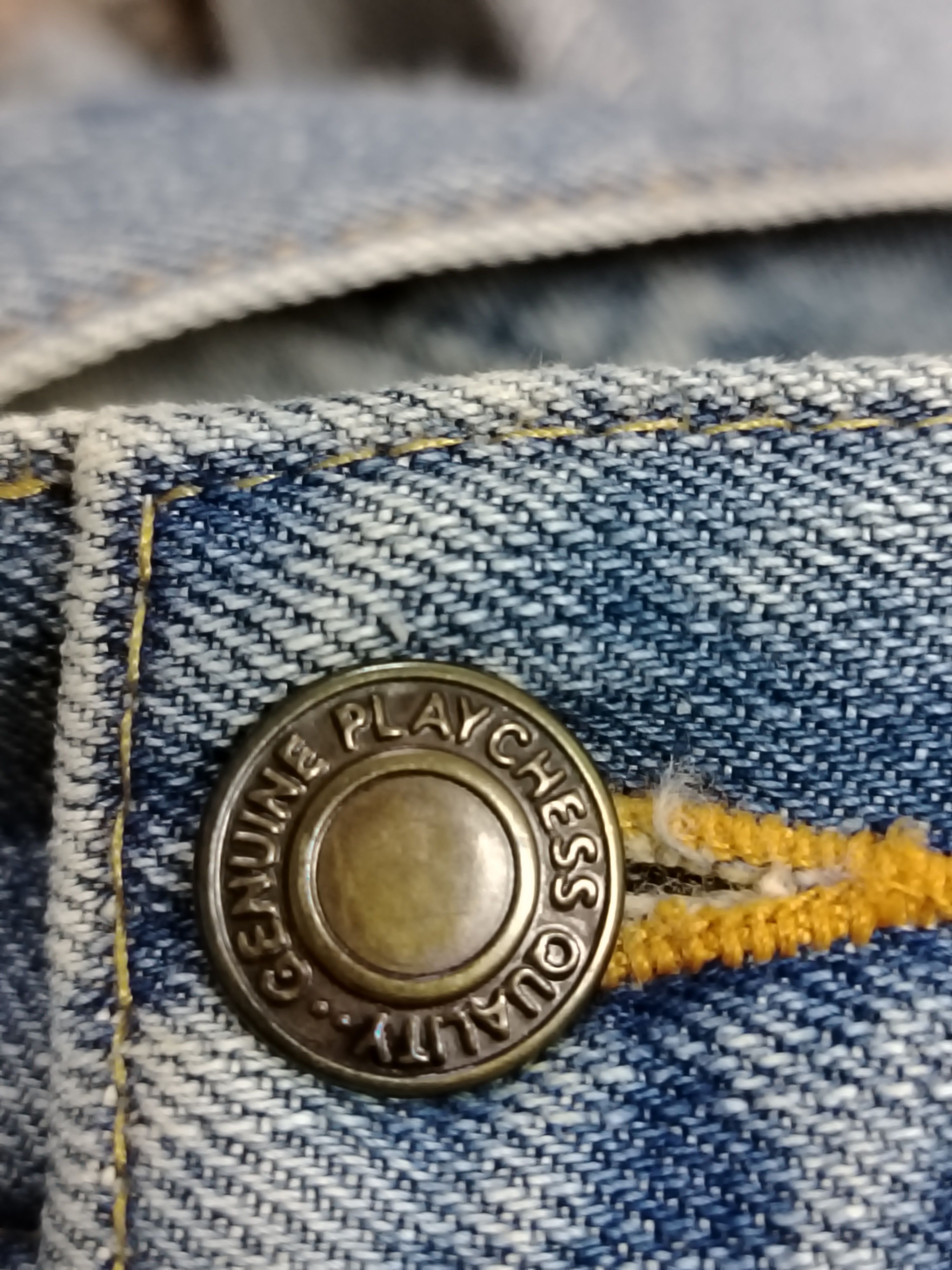 Japanese Brand Playchess London Embroidered jeans Size US 32 / EU 48 - 6 Thumbnail