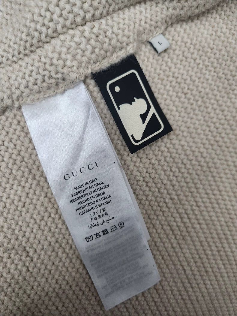 Gucci Gucci Catwalk style ny co-branded wool knitted jacket 2501- Size US L / EU 52-54 / 3 - 5 Thumbnail
