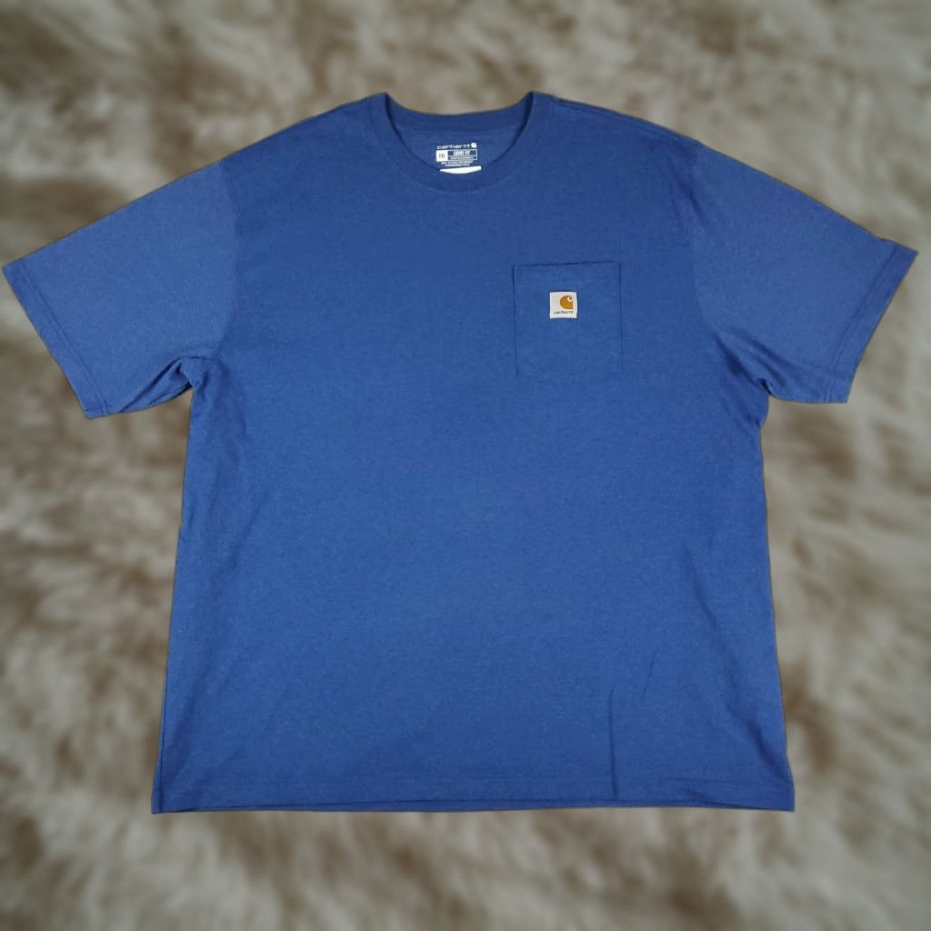 Carhartt Carhartt 2XL Blue Pocket T-Shirt Mens Short Sleeve Classic American Size US XXL / EU 58 / 5 - 1 Thumbnail