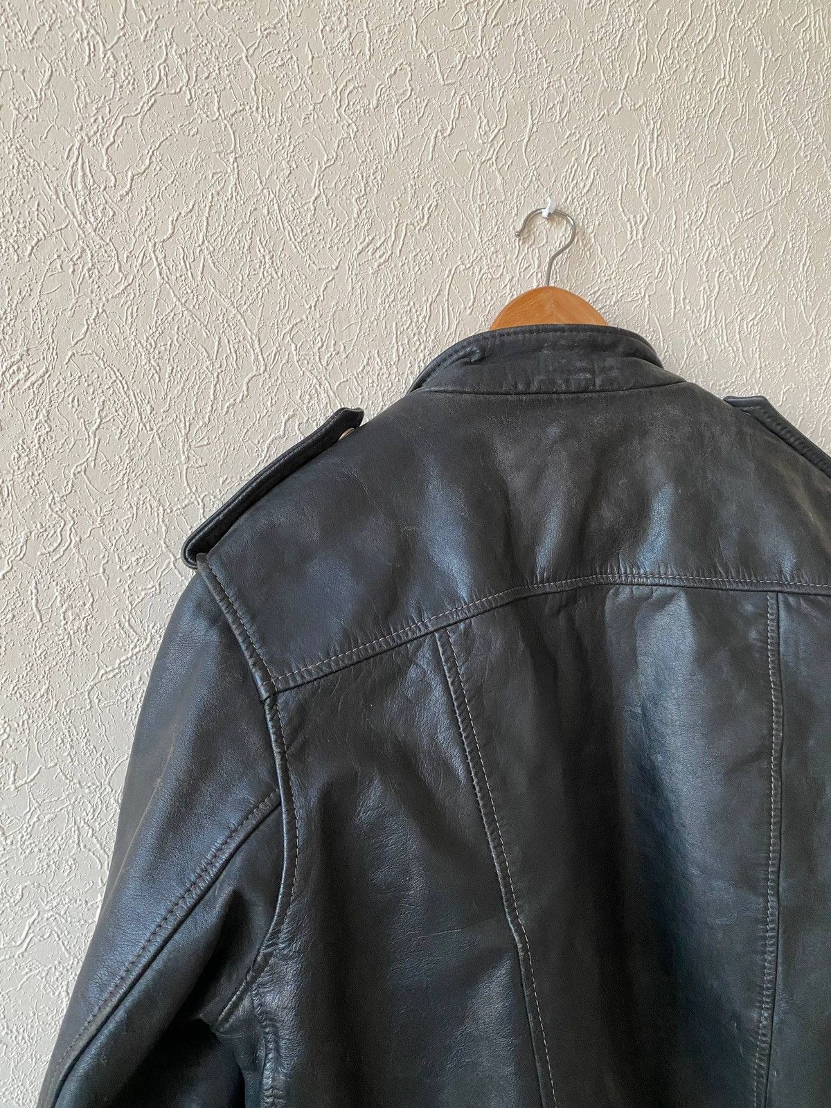 Yamaha Vintage Yamaha Leather Aviator Jacket Size US M / EU 48-50 / 2 - 18 Thumbnail