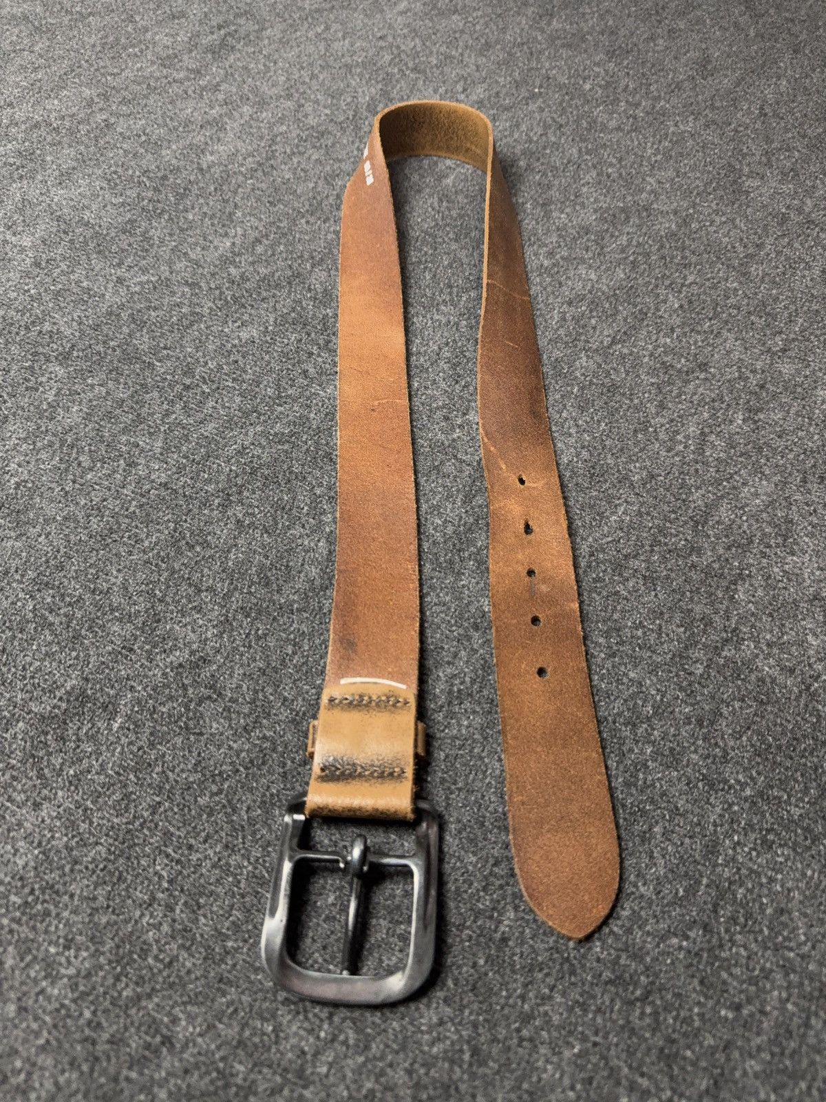 Levi's Levi’s Cowboy 00s Brown Leather Belt Classic Metal Buckle Size ONE SIZE - 6 Thumbnail