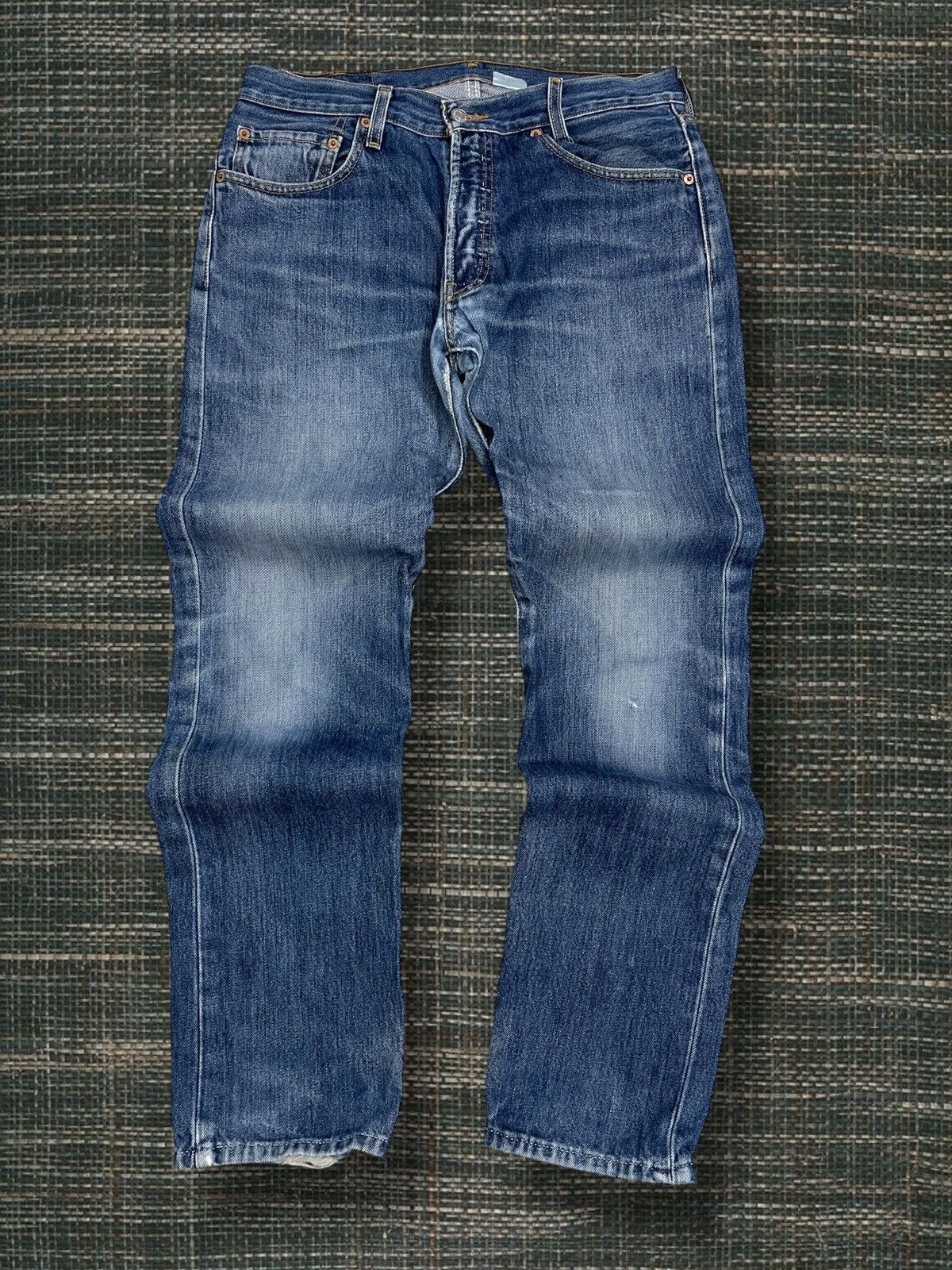 Levi's Vintage Clothing Vintage Original Levis 501 Designer Distressed Blue Denim Size US 31 - 1 Thumbnail