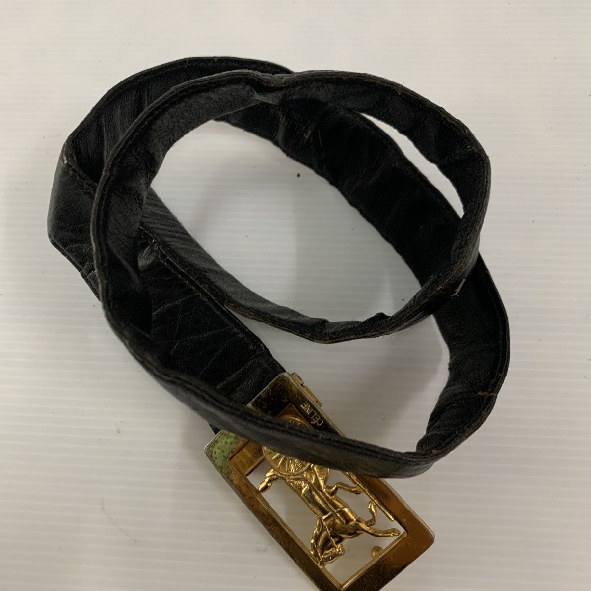 Celine Celine Vintage Leather Belt Size ONE SIZE - 5 Thumbnail