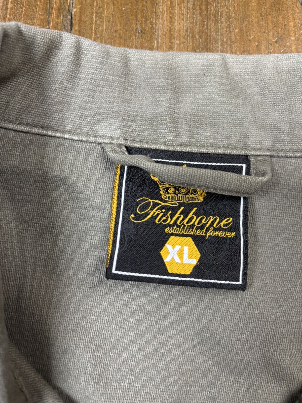Vintage Fishbone button up overshirt vintage streetwear archive y2k Size US XL / EU 56 / 4 - 3 Thumbnail