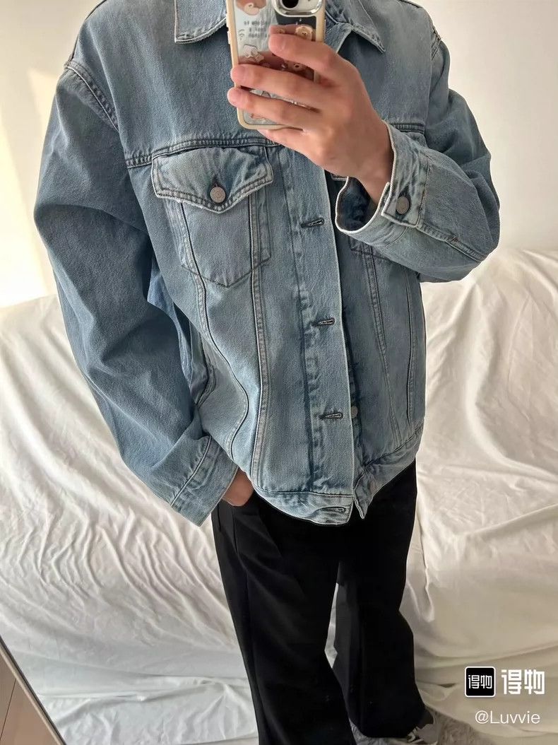 Acne Studios Acne Studios Washed blue denim jacket Size US XL / EU 56 / 4 - 6 Thumbnail