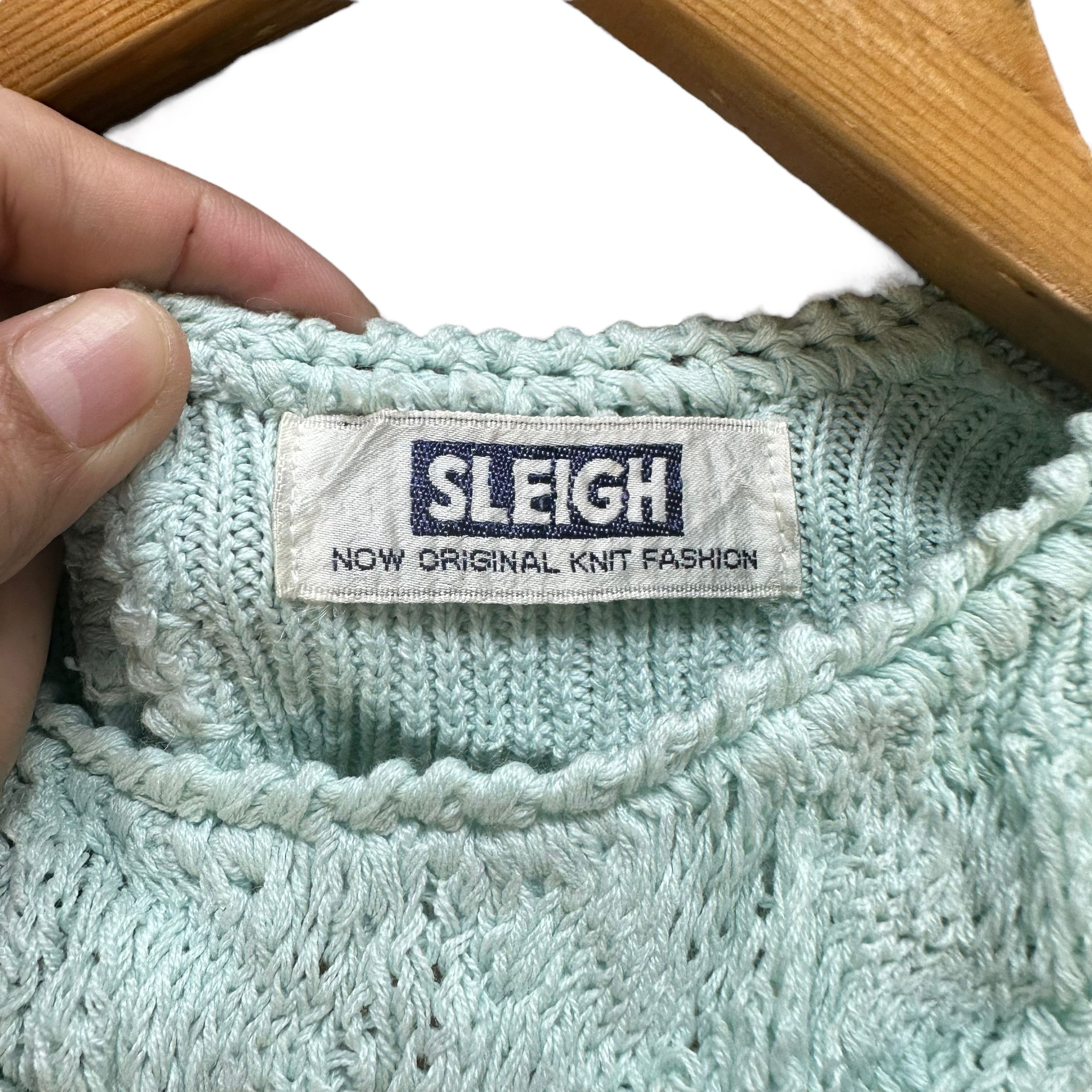 Japanese Brand SLEIGH ABSTRACT SHORT SLEEVE KNITTED SWEATER #8120-202 Size XXS / US 00 / IT 34 - 6 Thumbnail