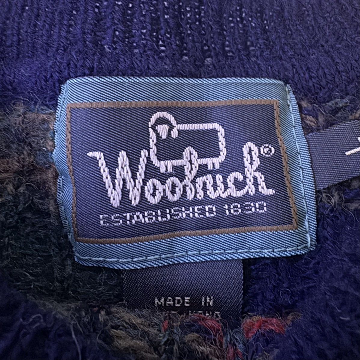 Vintage vintage woolrich 100% wool sweater pullover Size US L / EU 52-54 / 3 - 2 Thumbnail