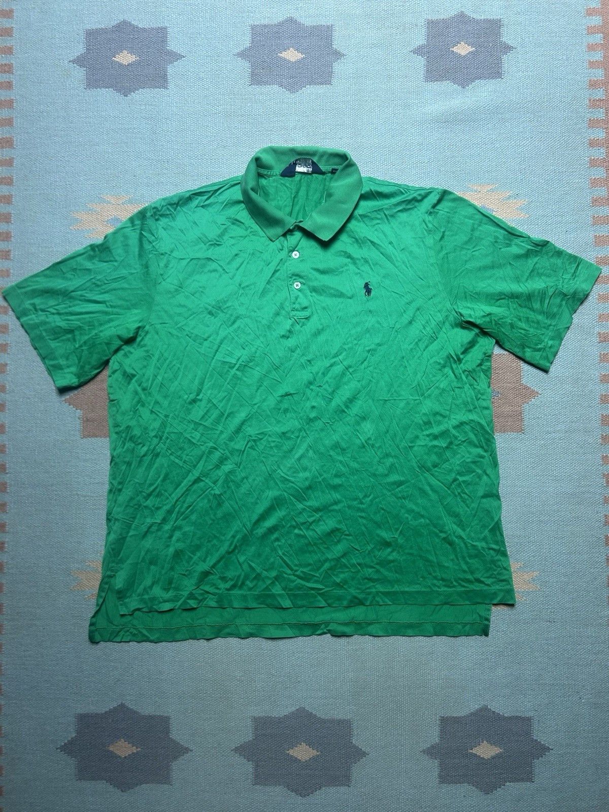 Vintage Vtg Polo Ralph Lauren golf polo shirt Pima cotton FLAW XL Size US XL / EU 56 / 4 - 1 Thumbnail