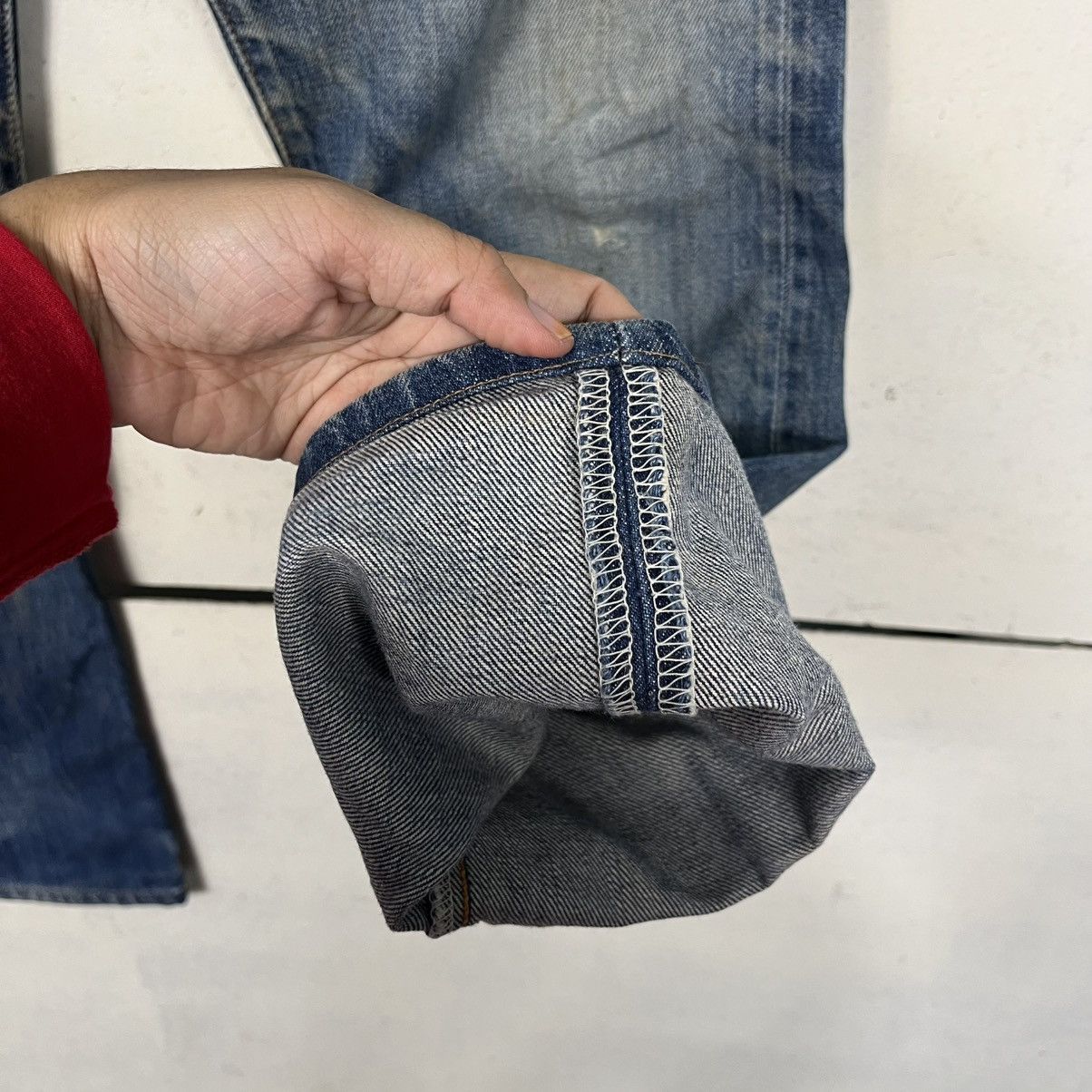 Levi's Vintage Levis Lot 505 Distressed Denim Jeans Size US 34 / EU 50 - 9 Thumbnail
