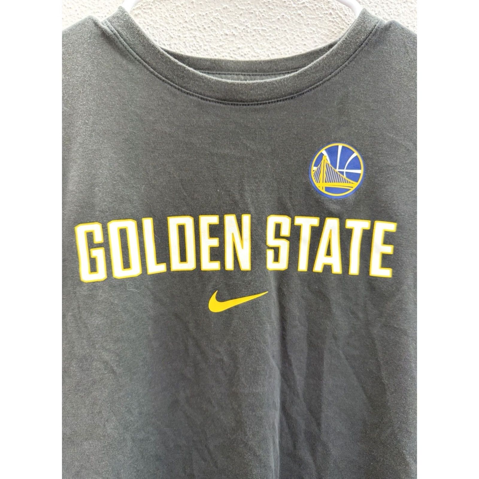 Nike Nike Shirt L Women Gray Short Sleeve {Golden State Warriors Basketball} 90s City College Casual Basic T-Shirt Size L / US 10 / IT 46 - 3 Thumbnail