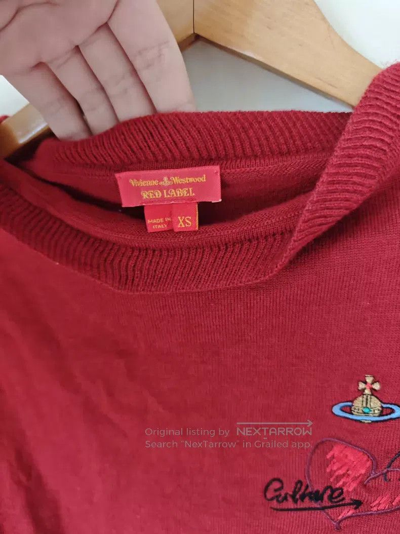 Vivienne Westwood Vivienne Westwood Embroidered Knit Top Size XS / US 0-2 / IT 36-38 - 2 Thumbnail