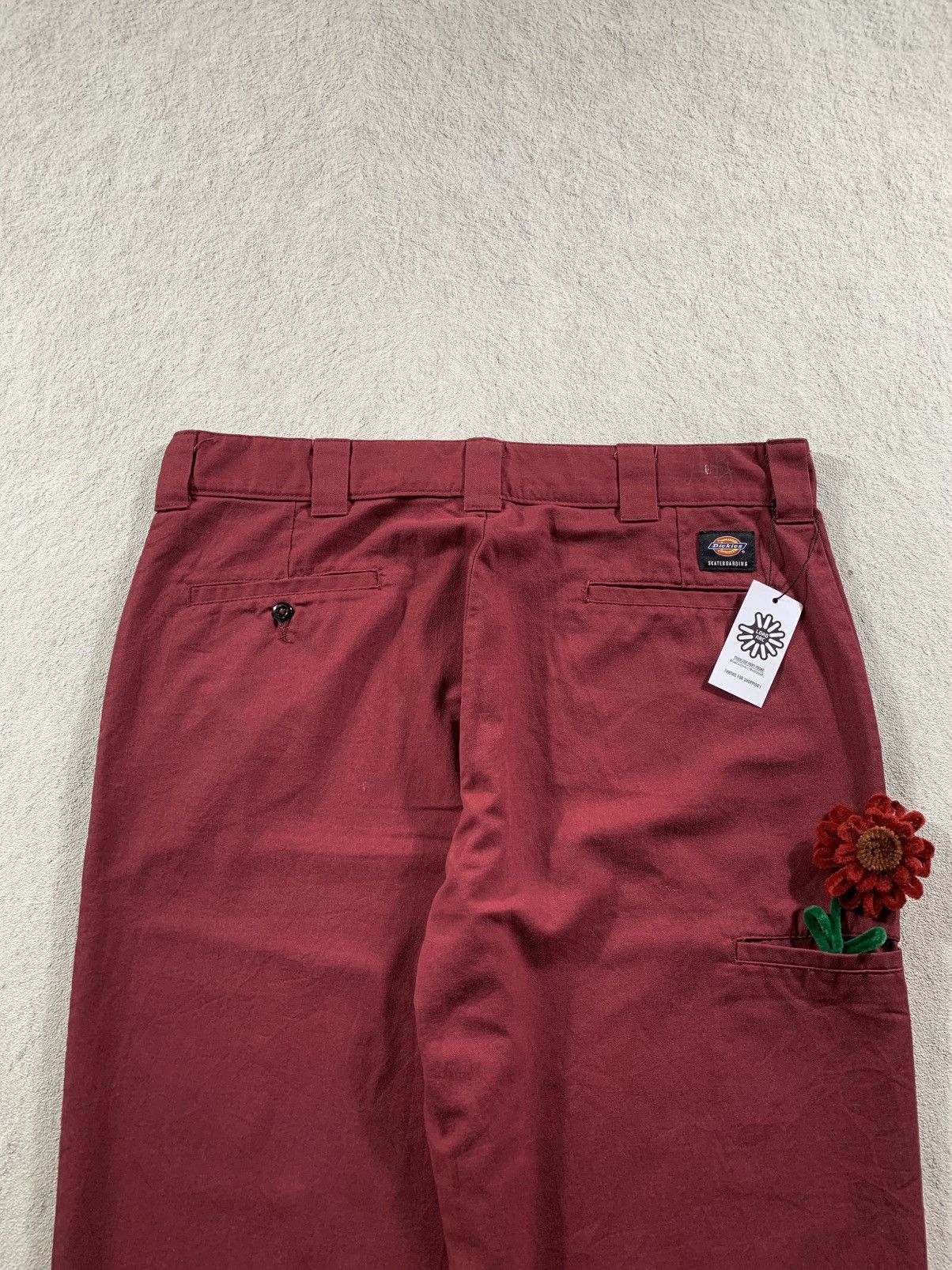 Dickies (RARE) Dickies x Skateboarding Cellpocket Loose fit-Cherry🍒 Size US 36 / EU 52 - 8 Thumbnail