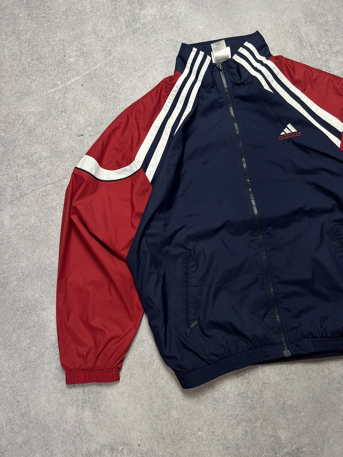 Vintage Vintage 90s Retro Adidas Nylon Track Y2K Jacket Size US M / EU 48-50 / 2 - 2 Thumbnail