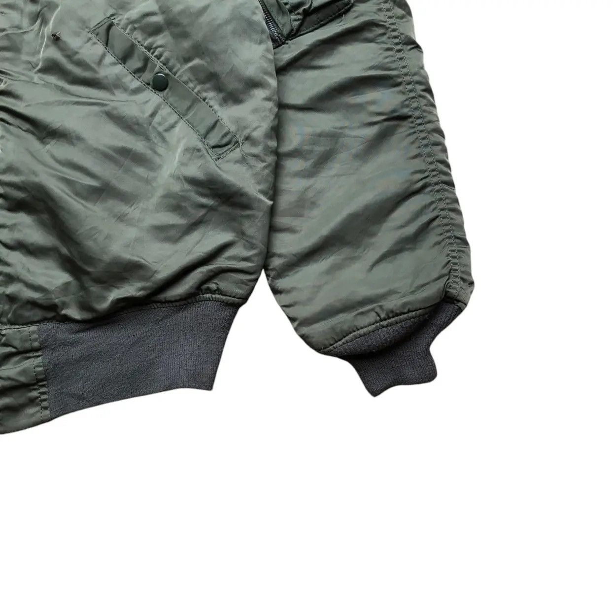 Alpha Industries Vintage 90s Alpha Industries N2B Hoodie Bomber Jacket Size US M / EU 48-50 / 2 - 6 Thumbnail
