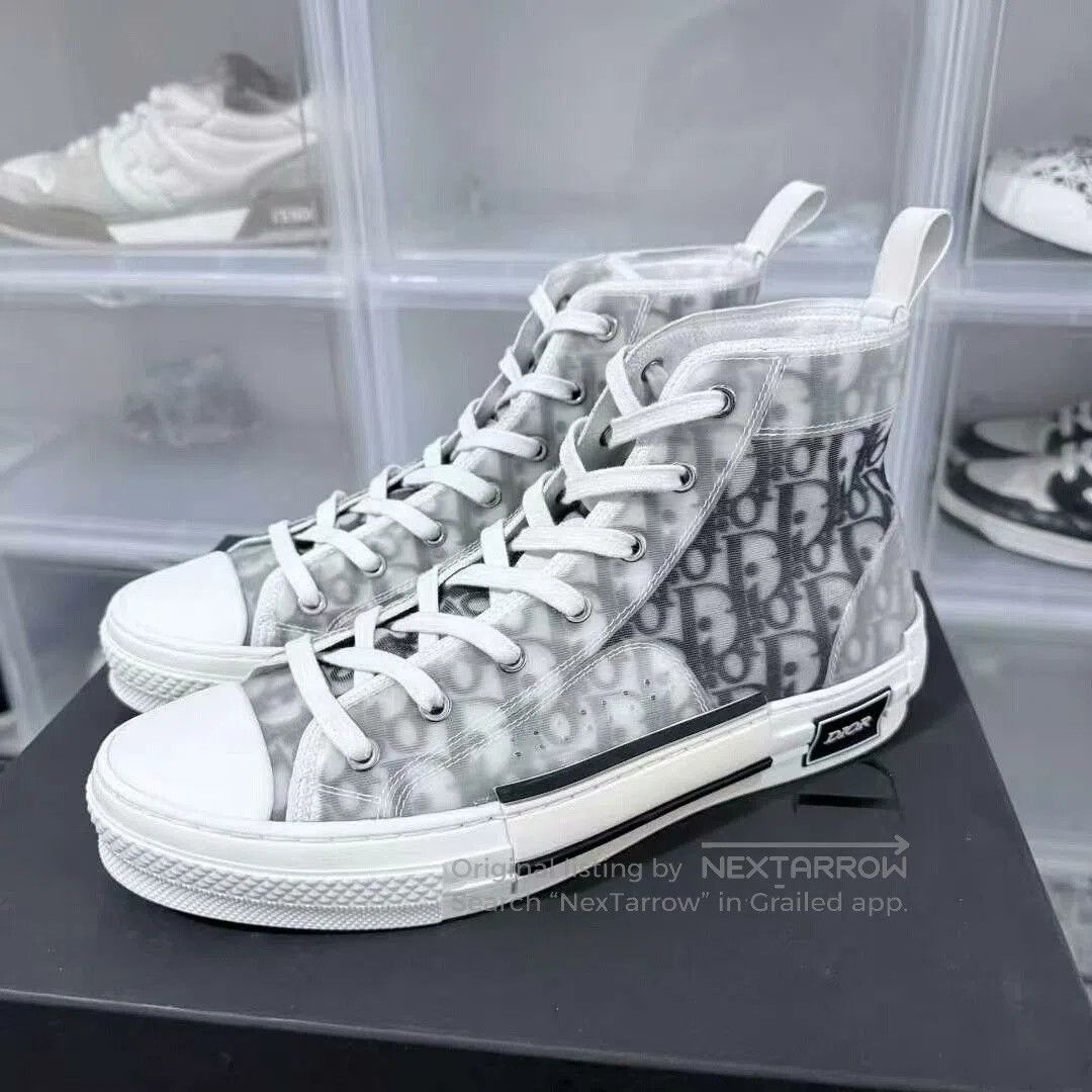 Dior dior b23 white black full print sneakers. Size US 9 / EU 42 - 1 Thumbnail