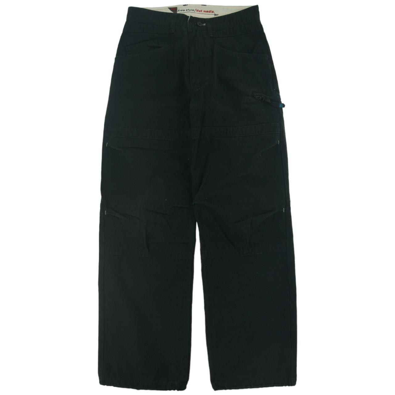 image of Vintage Ppfm Japanese Trousers Size W28 in Black, Men's