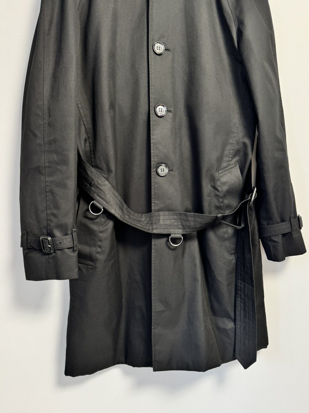 Burberry Burberry Trench Coat Luxury Monogram Black Nova Check Size US L / EU 52-54 / 3 - 4 Thumbnail