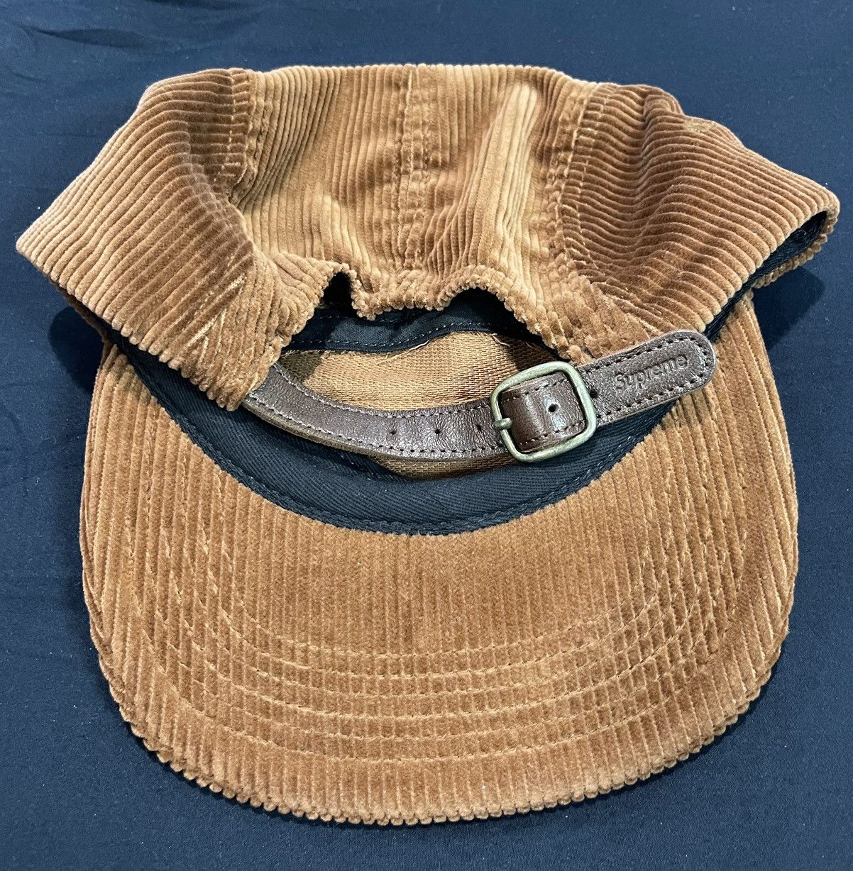 Supreme Supreme Hat Brown Velvet Box Logo Size ONE SIZE - 2 Thumbnail