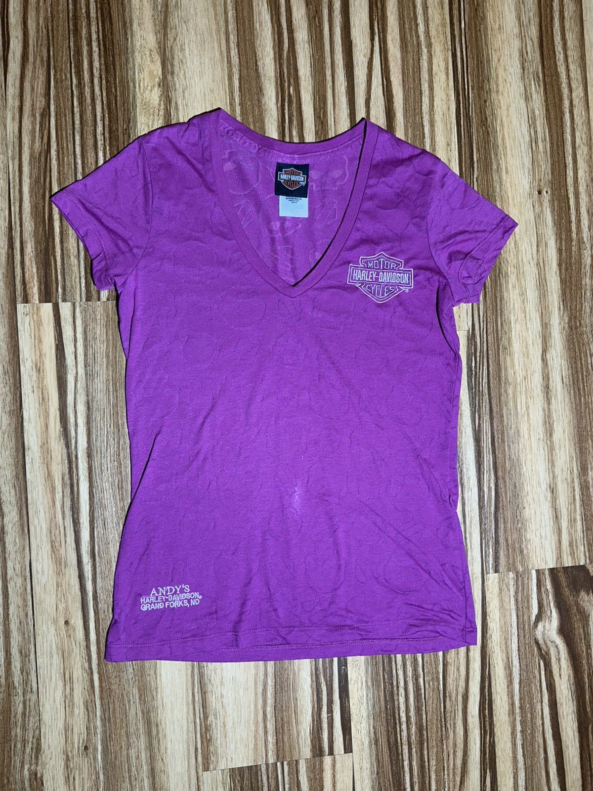 Harley Davidson Harley-Davidson Skulls Sheer V-Neck Tee Size M / US 6-8 / IT 42-44 - 1 Thumbnail