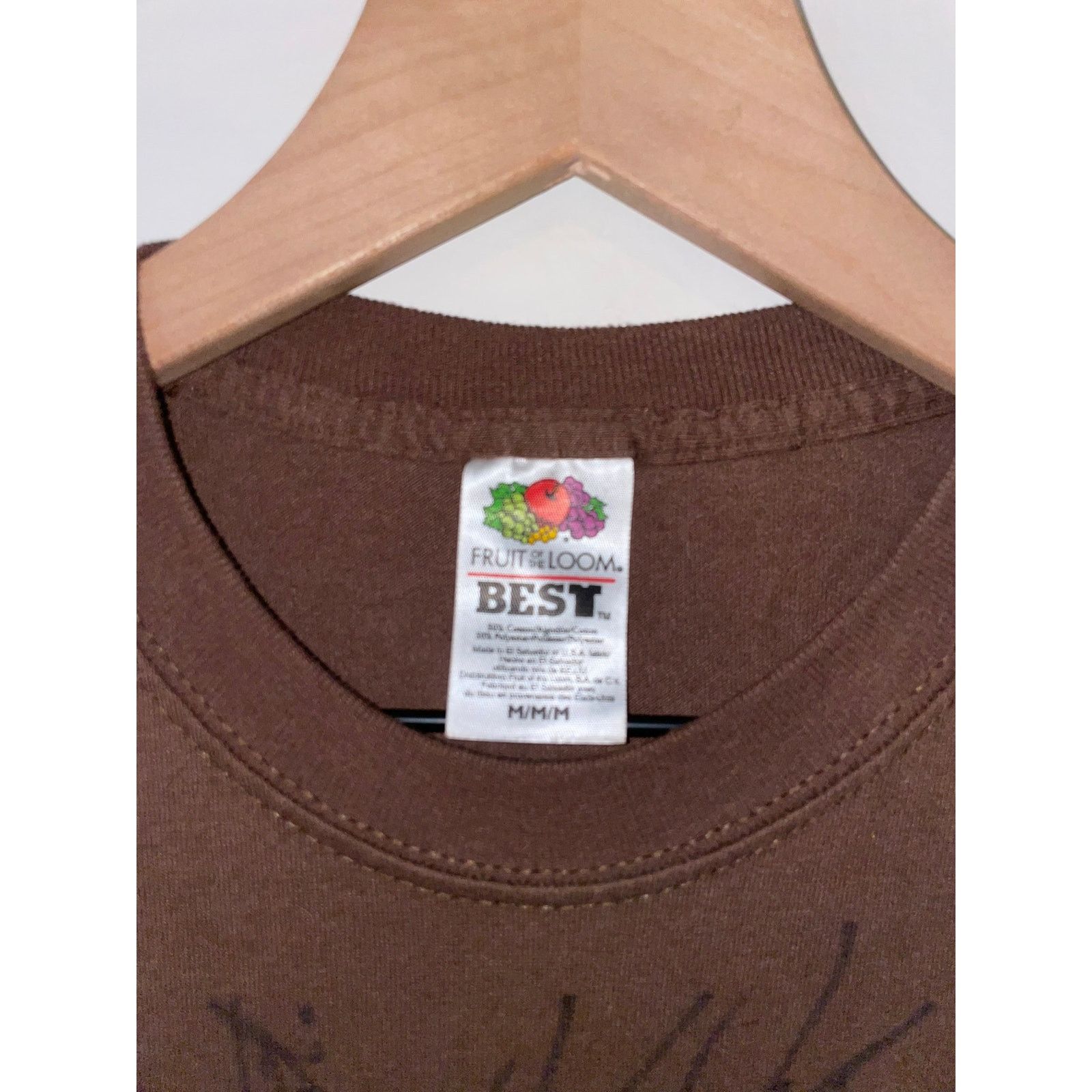 Fruit Of The Loom Vintage Tyler Read Shirt Southern Rock Band Brown Music Tee Size US M / EU 48-50 / 2 - 5 Thumbnail