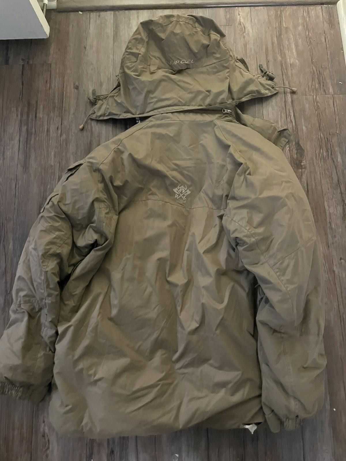 Rip Curl Rip Curl Beige Anorak Hooded Large Jacket Camo Full Zip Size US L / EU 52-54 / 3 - 3 Thumbnail