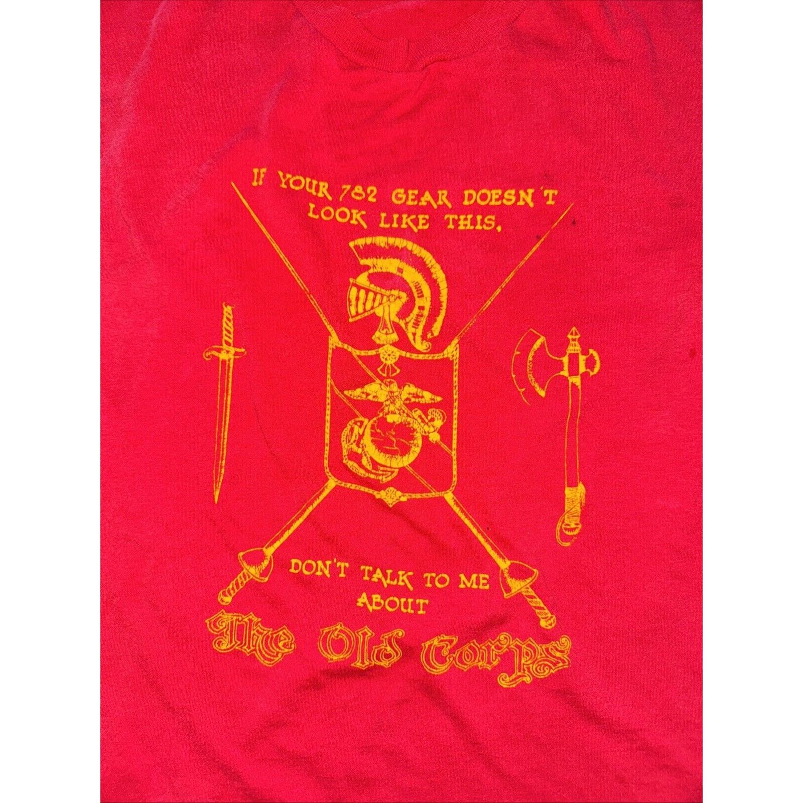 Other Screen Stars Marine Corps T-Shirt L 19x25 Single Stitch USA Size US L / EU 52-54 / 3 - 2 Thumbnail