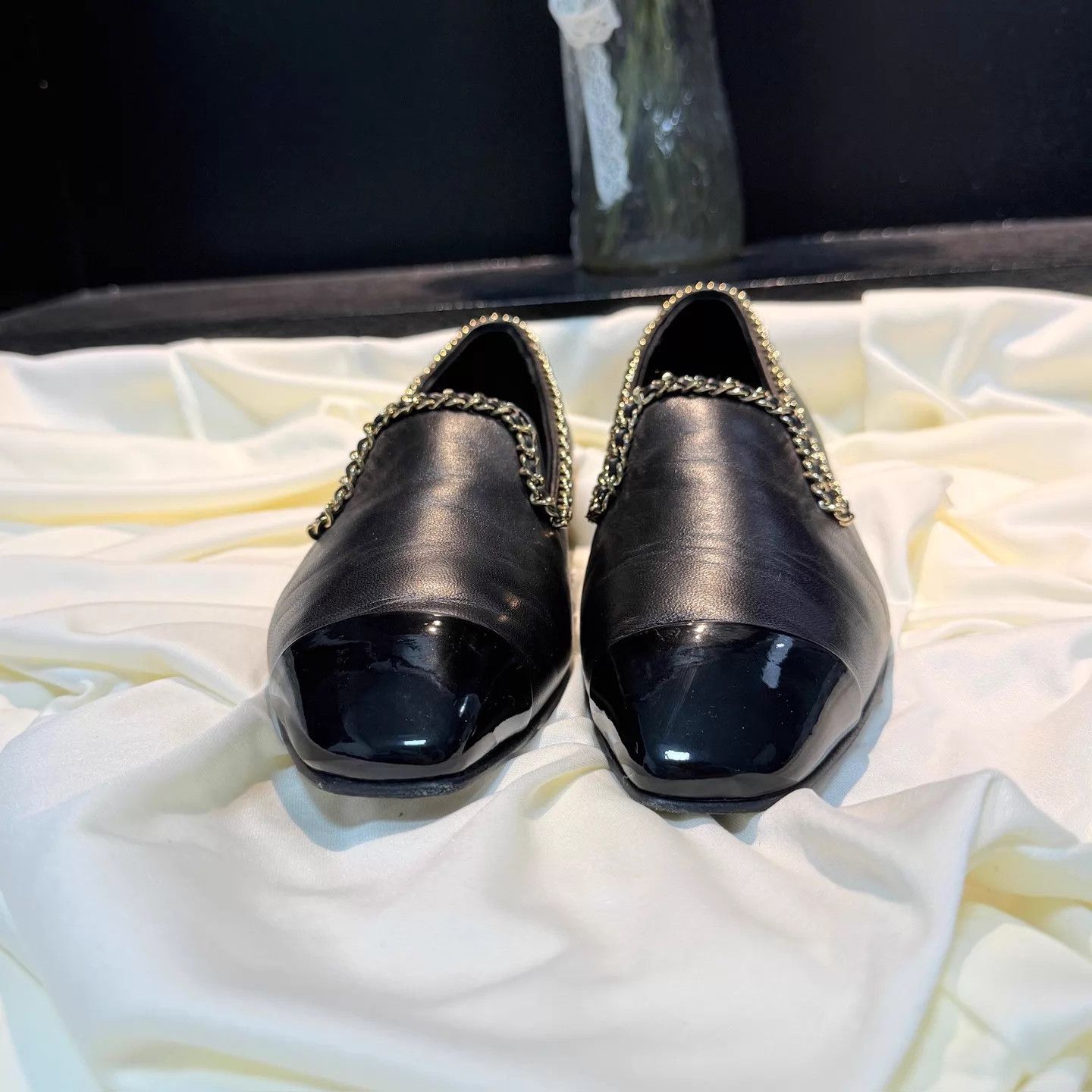 Chanel CHANEL Black & Gold Double C Loafer 99 New EU35.5 Size US 5 / IT 35 - 2 Thumbnail