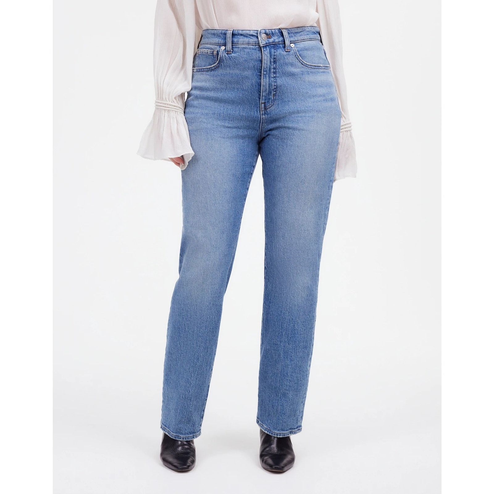Madewell NWOT Madewell The Curvy '90s Straight Jean Rondell Size 27 Size 27" / US 4 / IT 40 - 3 Thumbnail