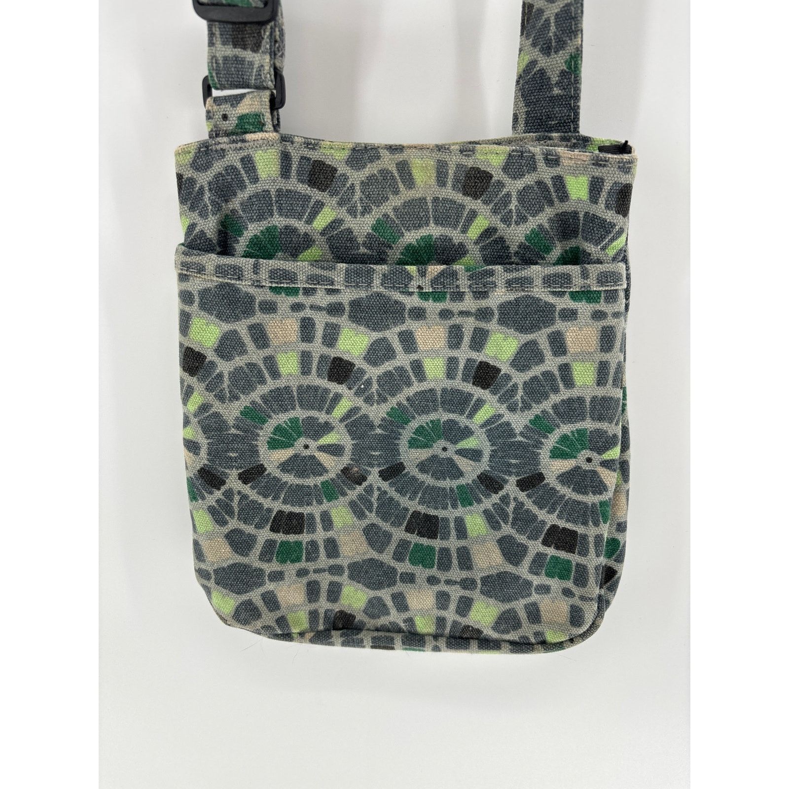 KAVU KAVU Green/gray pattern crossbody purse Size ONE SIZE - 3 Thumbnail
