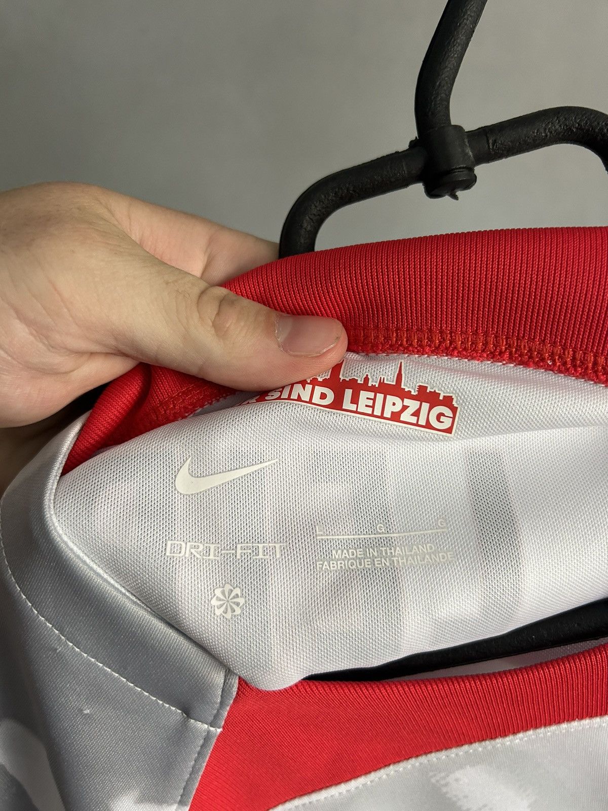 Nike Red Bull Leipzig Home 2022-23 jersey Size US L / EU 52-54 / 3 - 4 Thumbnail
