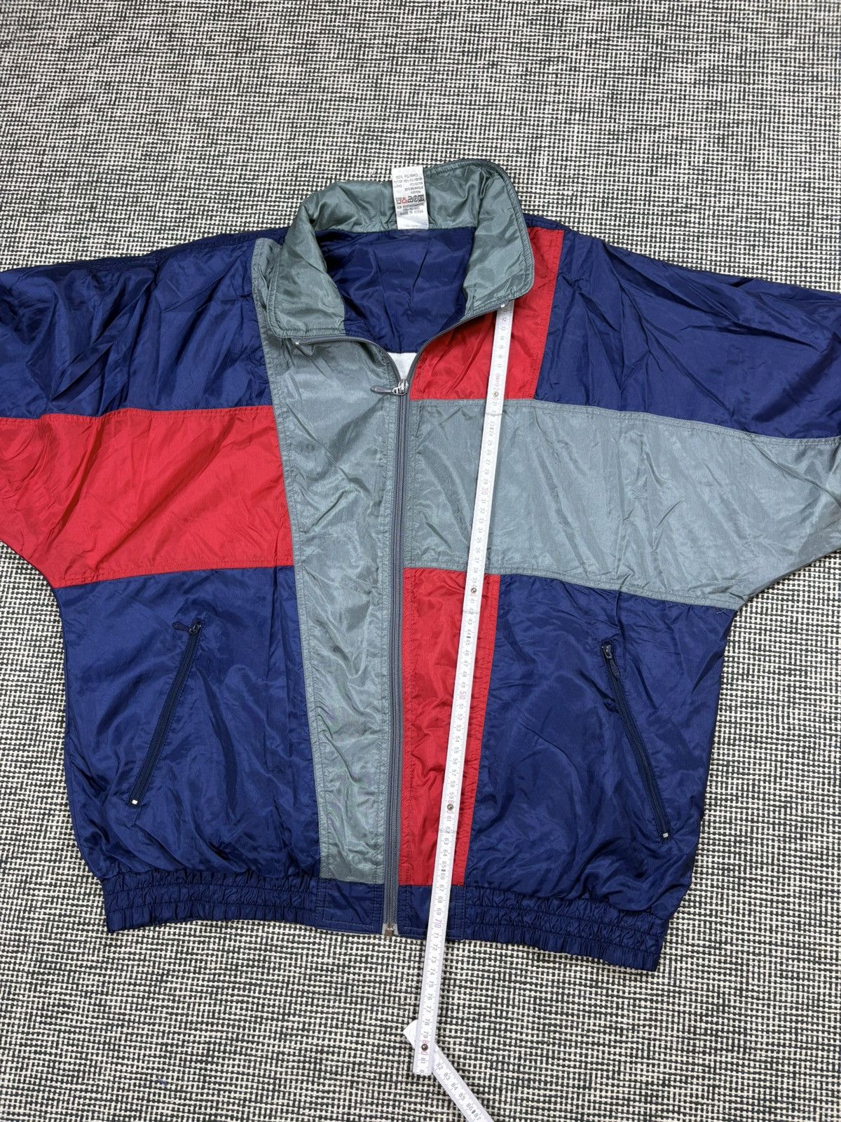 Puma 90s puma color block zip up nylon boxy jacket blokecore Size US XL / EU 56 / 4 - 6 Thumbnail
