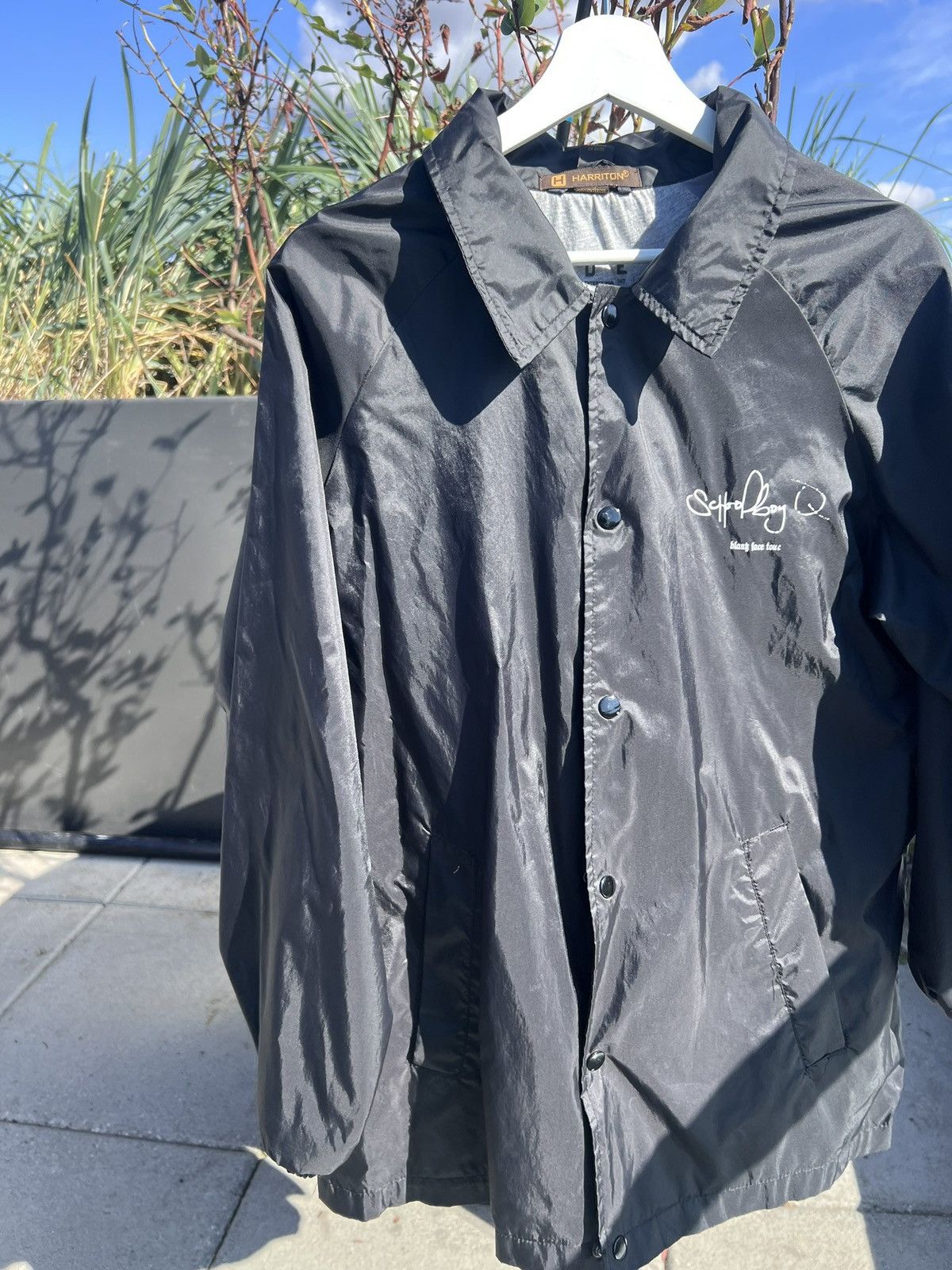 Rap Tees × Top Dawg Entertainment × Vintage Schoolboy Q Blank Face Tour Coaches Jacket Windbreaker Size US S / EU 44-46 / 1 - 4 Thumbnail