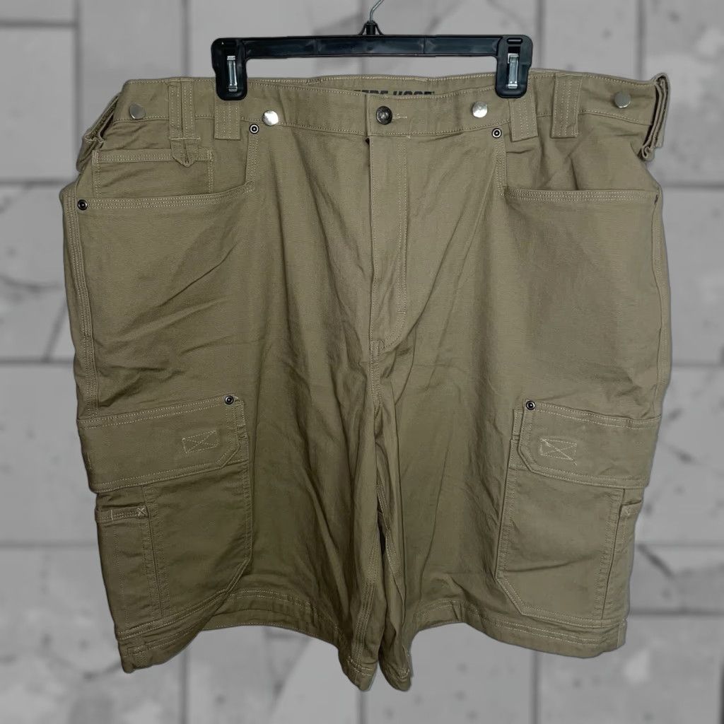 CO Duluth Trading Co Cargo Shorts Mens Size 46 Cotton Brown Cargo Shorts Mens 46 Duluth Trading Co Size US 30 / EU 46 - 1 Thumbnail