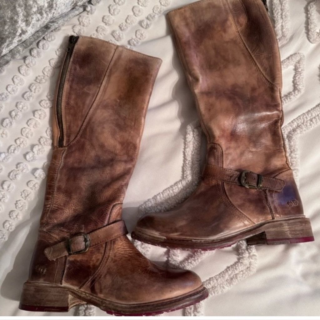 Bed Stu BED STU Glaye Cobbler Series Women's Distressed Leather Boot ...