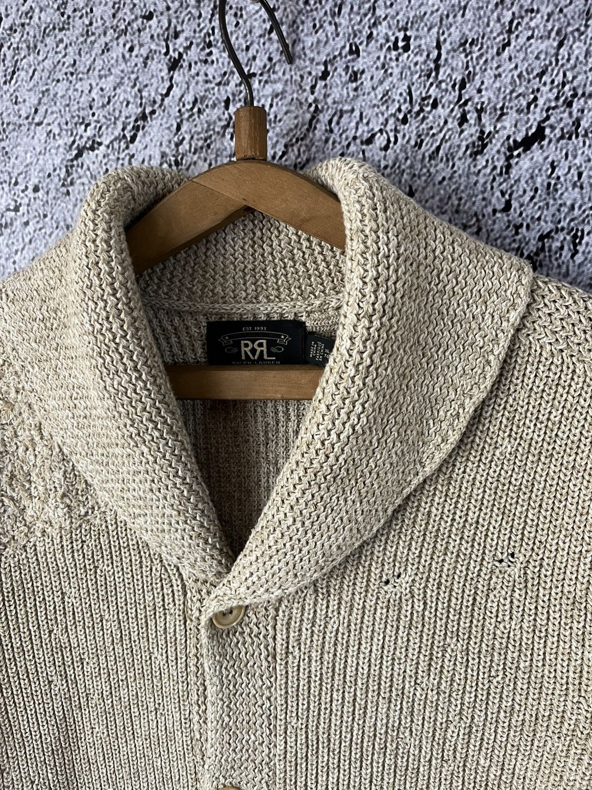 RRL Ralph Lauren RRL Ralph Lauren Cardigan Knit Cotton Sweater Men Size XL Size US XL / EU 56 / 4 - 7 Thumbnail