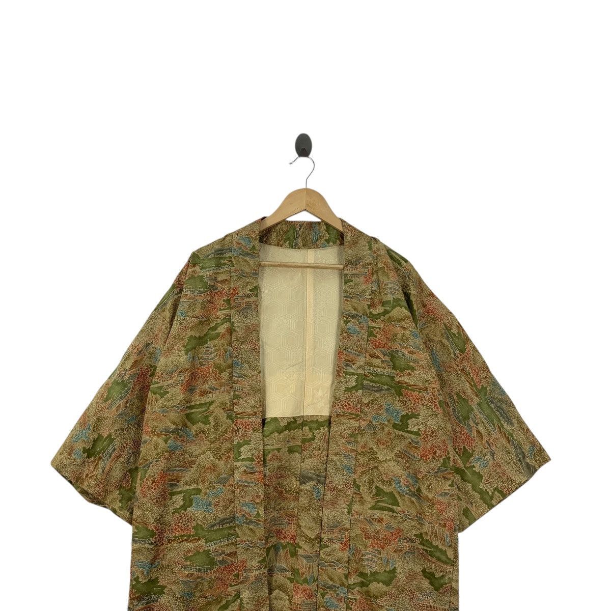 Vintage Vintage 70s KIMONO JAPAN KOMON MINKA Traditional Geisha Size XXL / US 16-18 / IT 52-54 - 2 Thumbnail